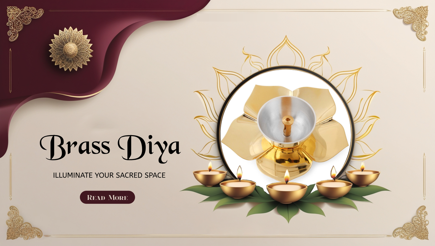 Brass Diya