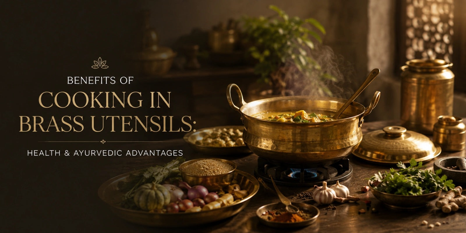 Benefits of Cooking in Brass Utensils