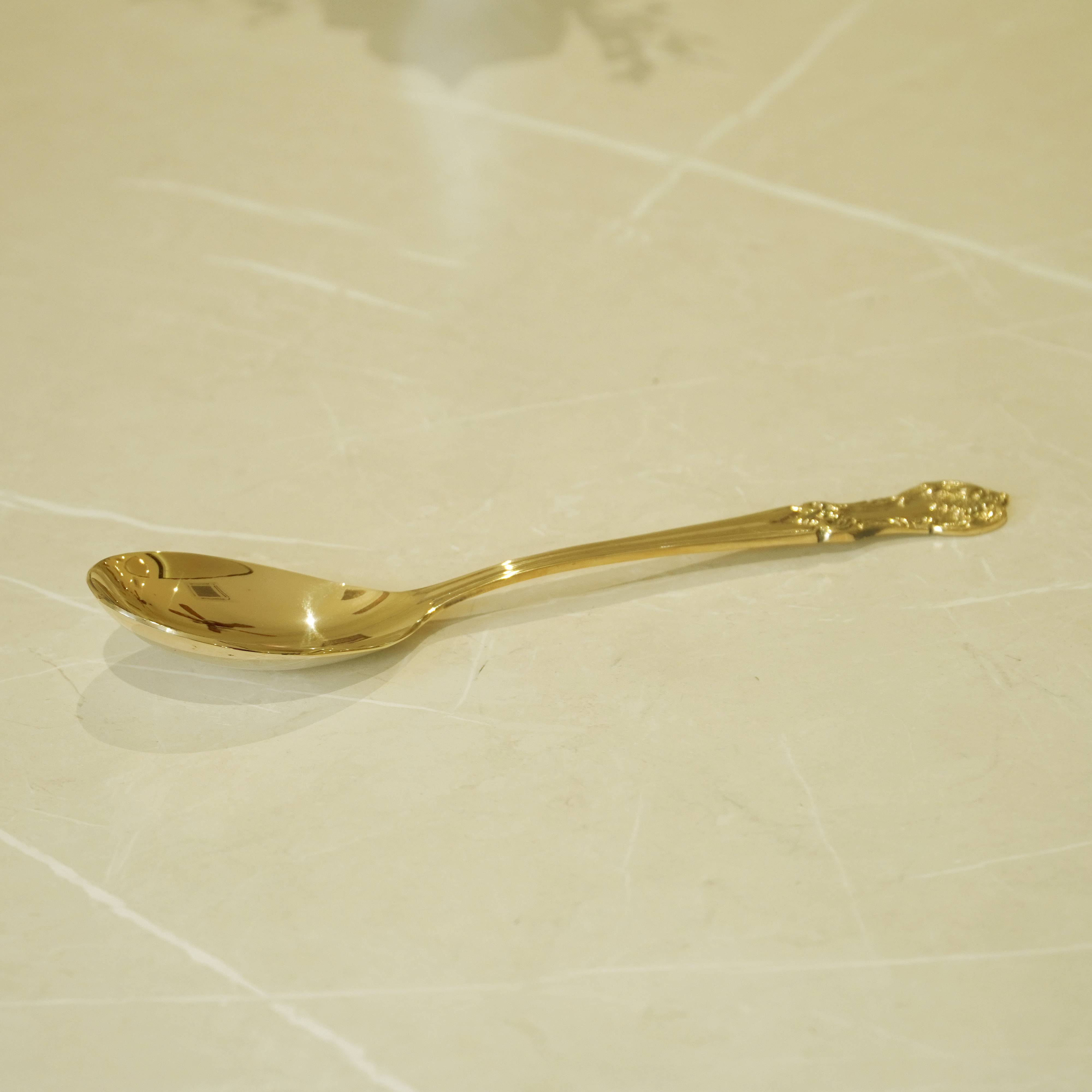 Brass Serving Spoon Perfect for Home and Restaurants