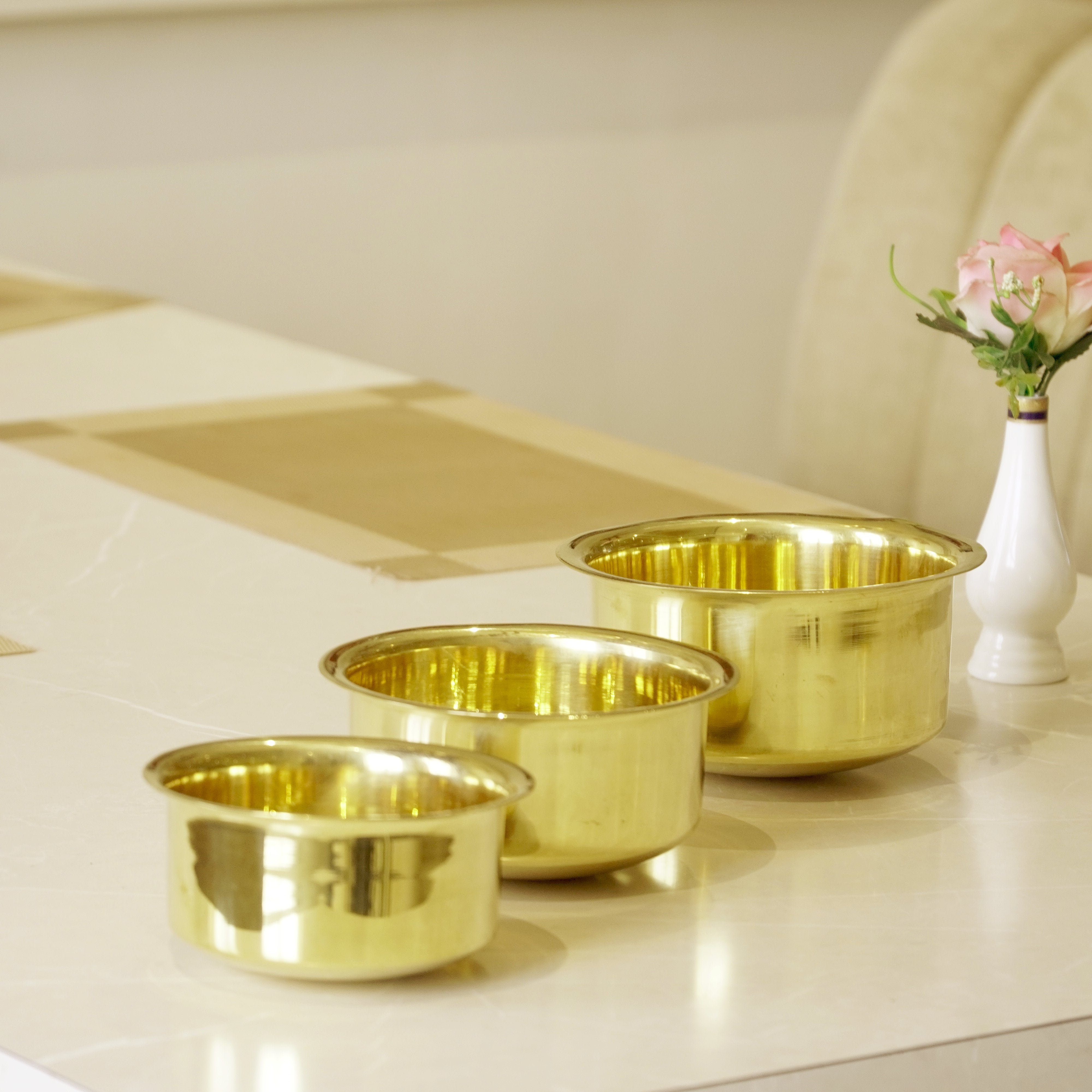 Brass Bhagona Set