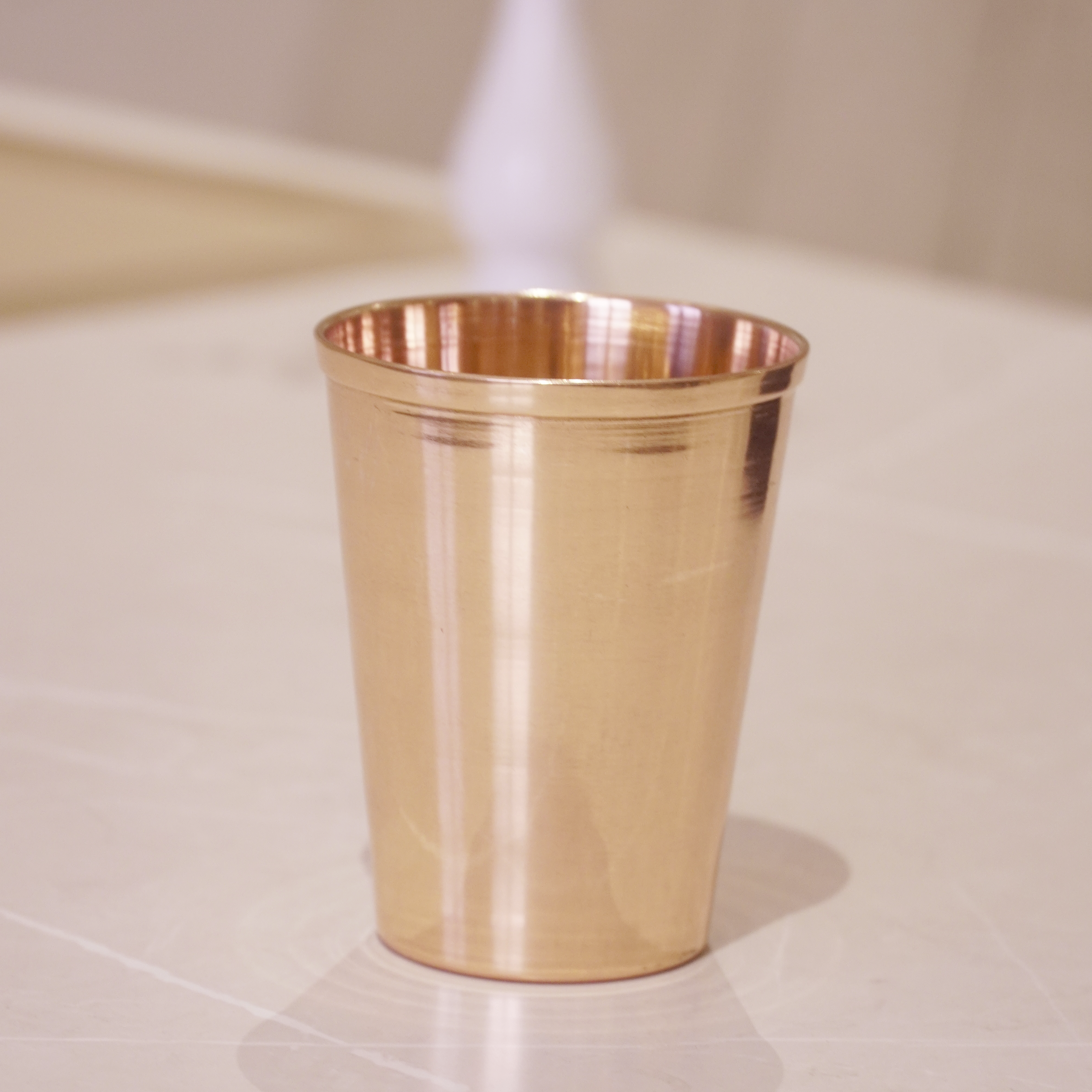 Copper water glass