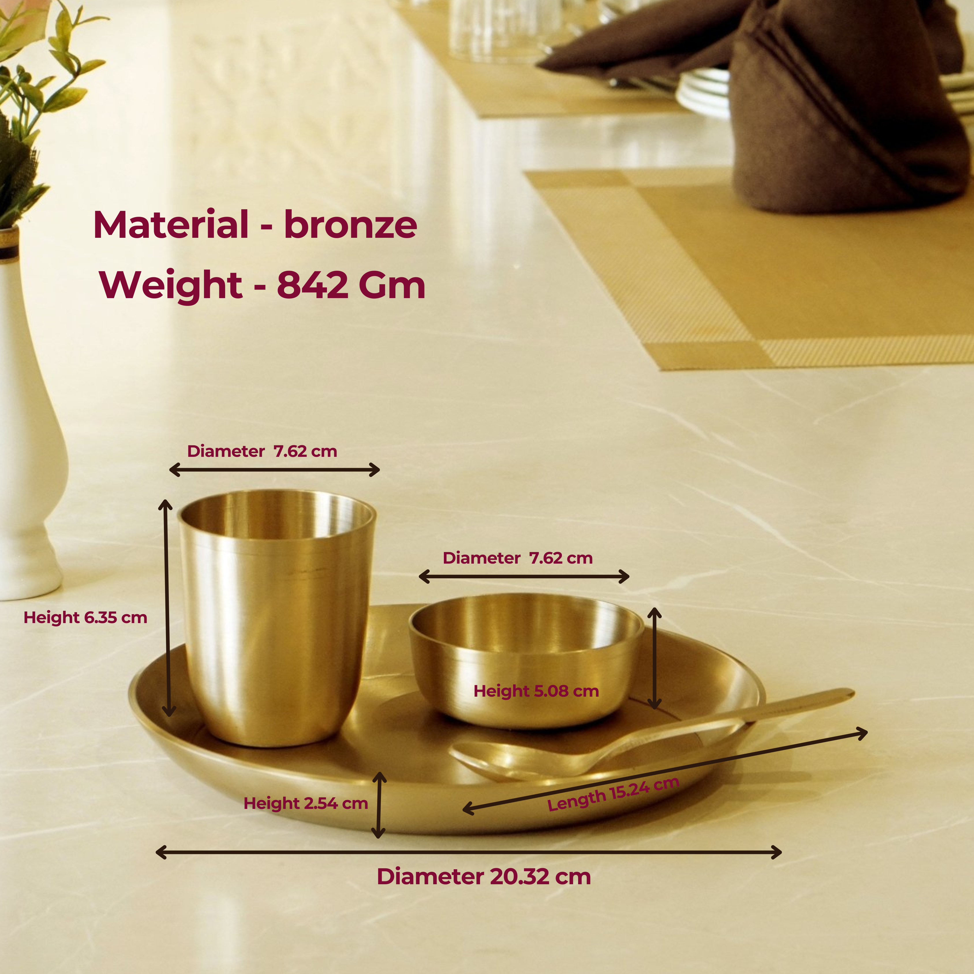 Bronze / Kansa Baby Set (Pack of 4)