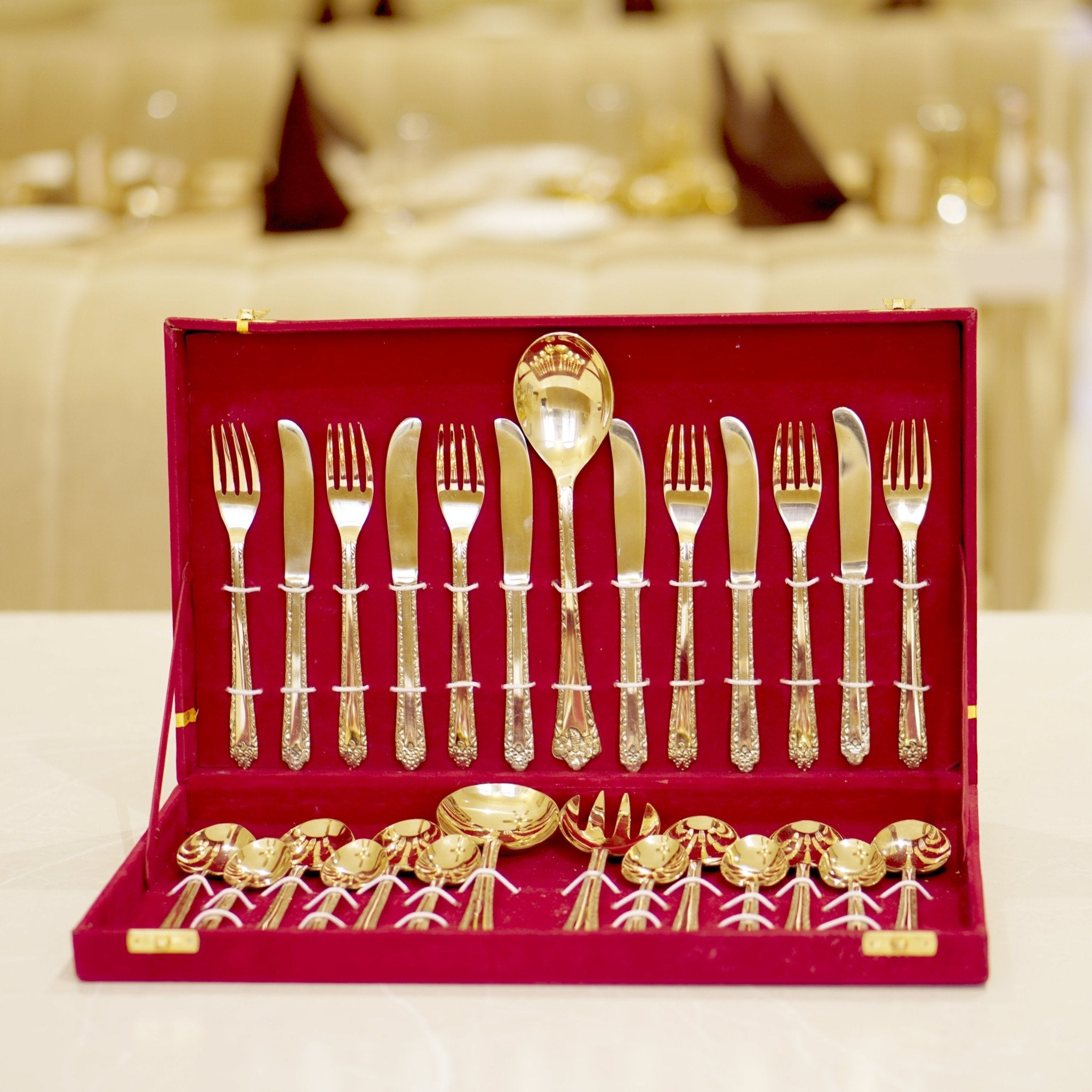 Brass Cutlery Set - Brass Globe - 