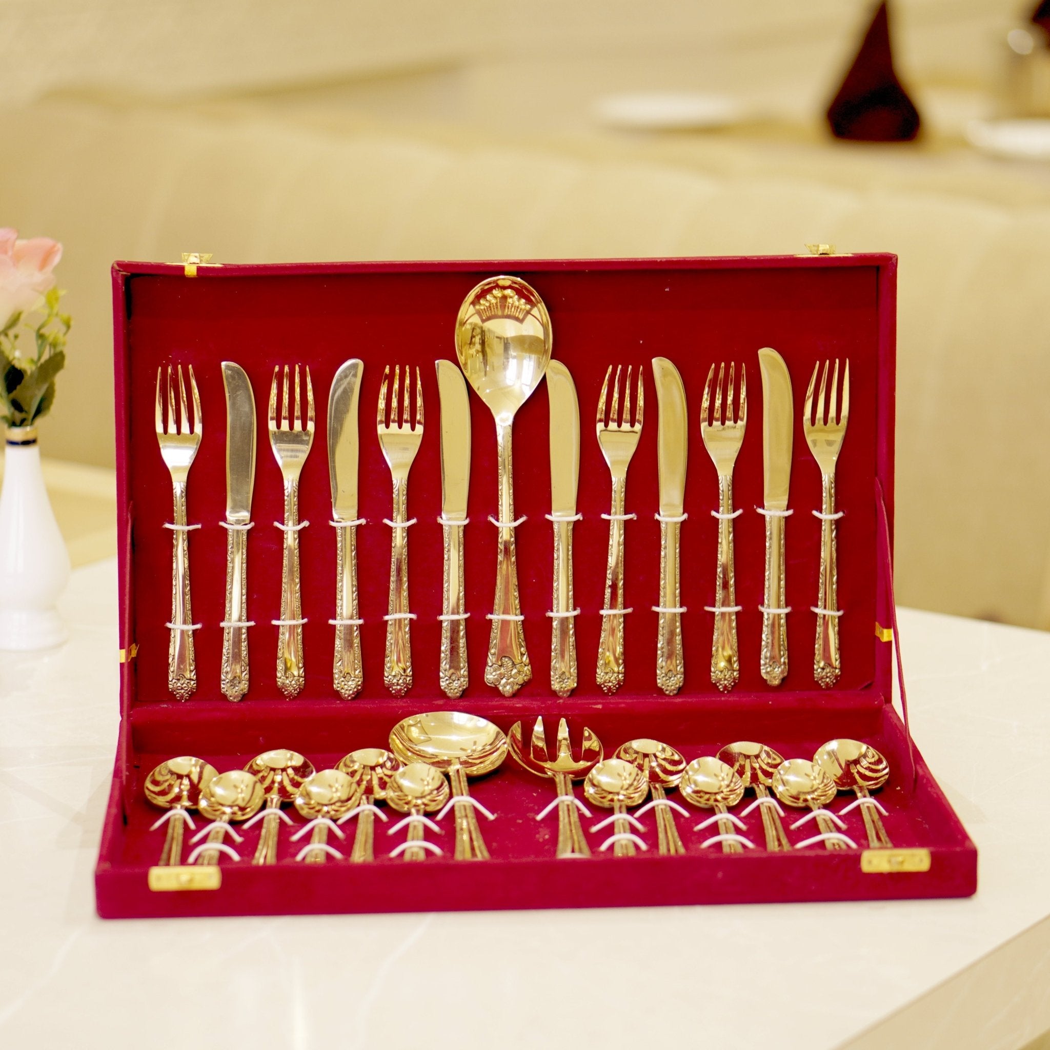 Brass Cutlery Set - Brass Globe - 