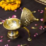 Load image into Gallery viewer, Brass Dhupdaan - Brass Globe - 
