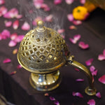 Load image into Gallery viewer, Brass Dhupdaan - Brass Globe - 
