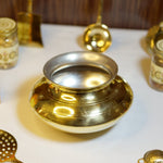 Load image into Gallery viewer, Brass Handi Punjabi &amp; Rajasthani Design (Tin Coated) - Brass Globe - 
