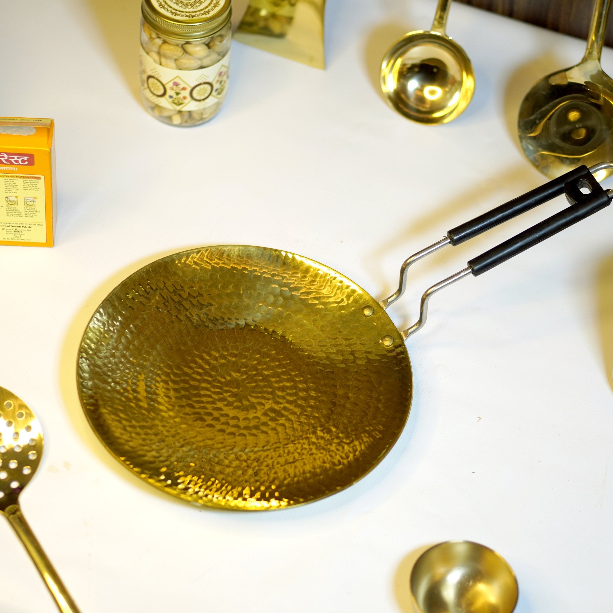 Brass Roti Tawa - Brass Globe - 