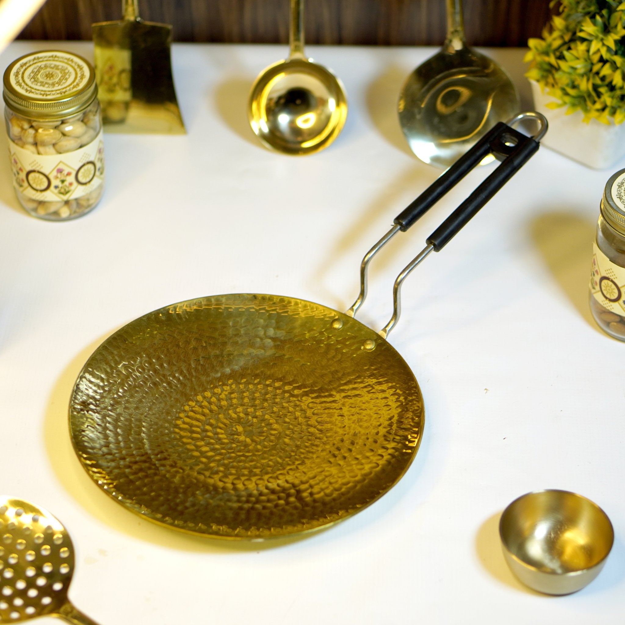 Brass Roti Tawa - Brass Globe - 