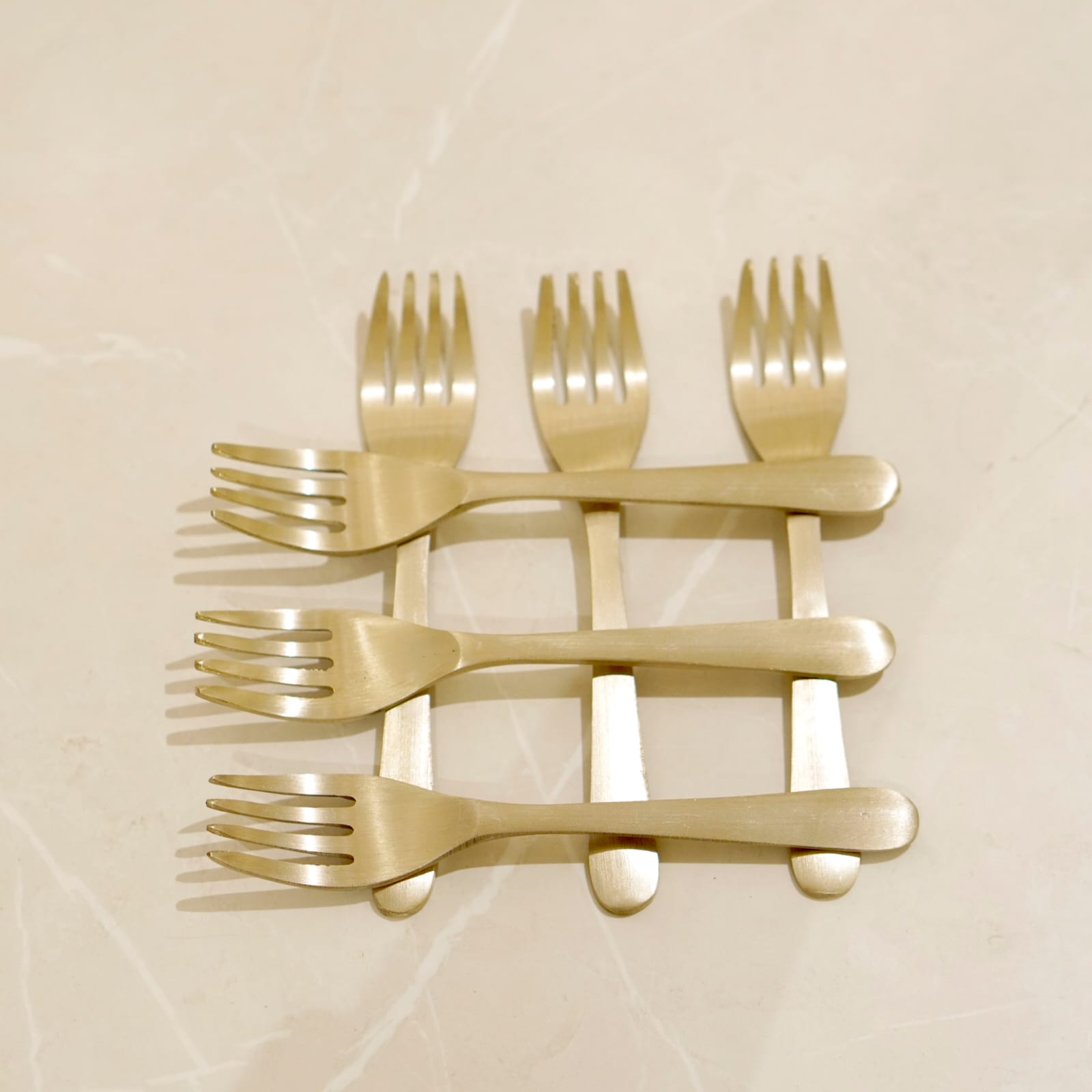 Bronze / Kansa Fork Set of 6