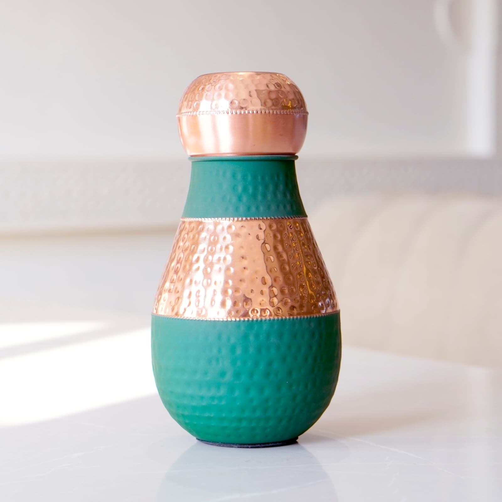 Copper Lotus Jar / Bottle