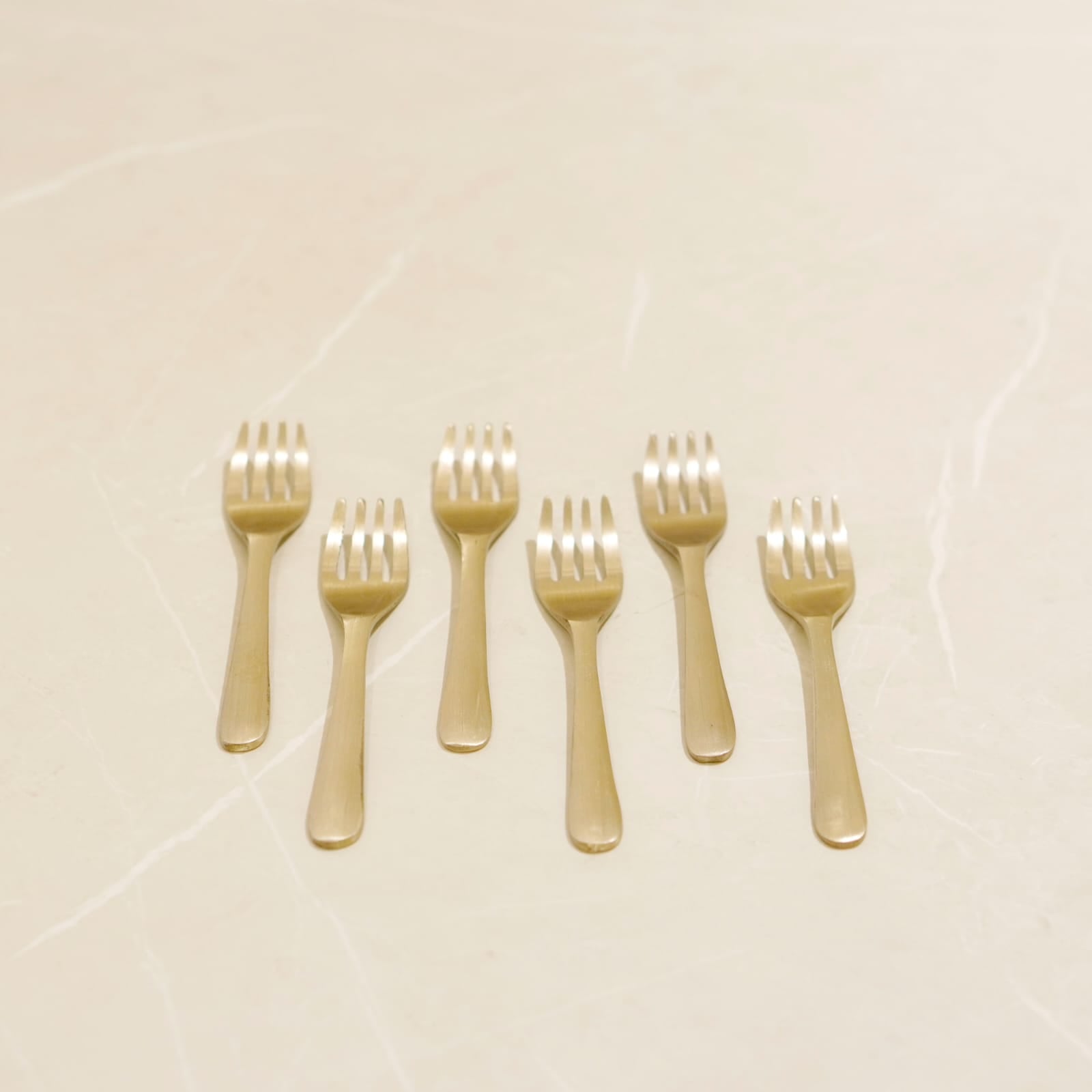 Bronze / Kansa Fork Set of 6