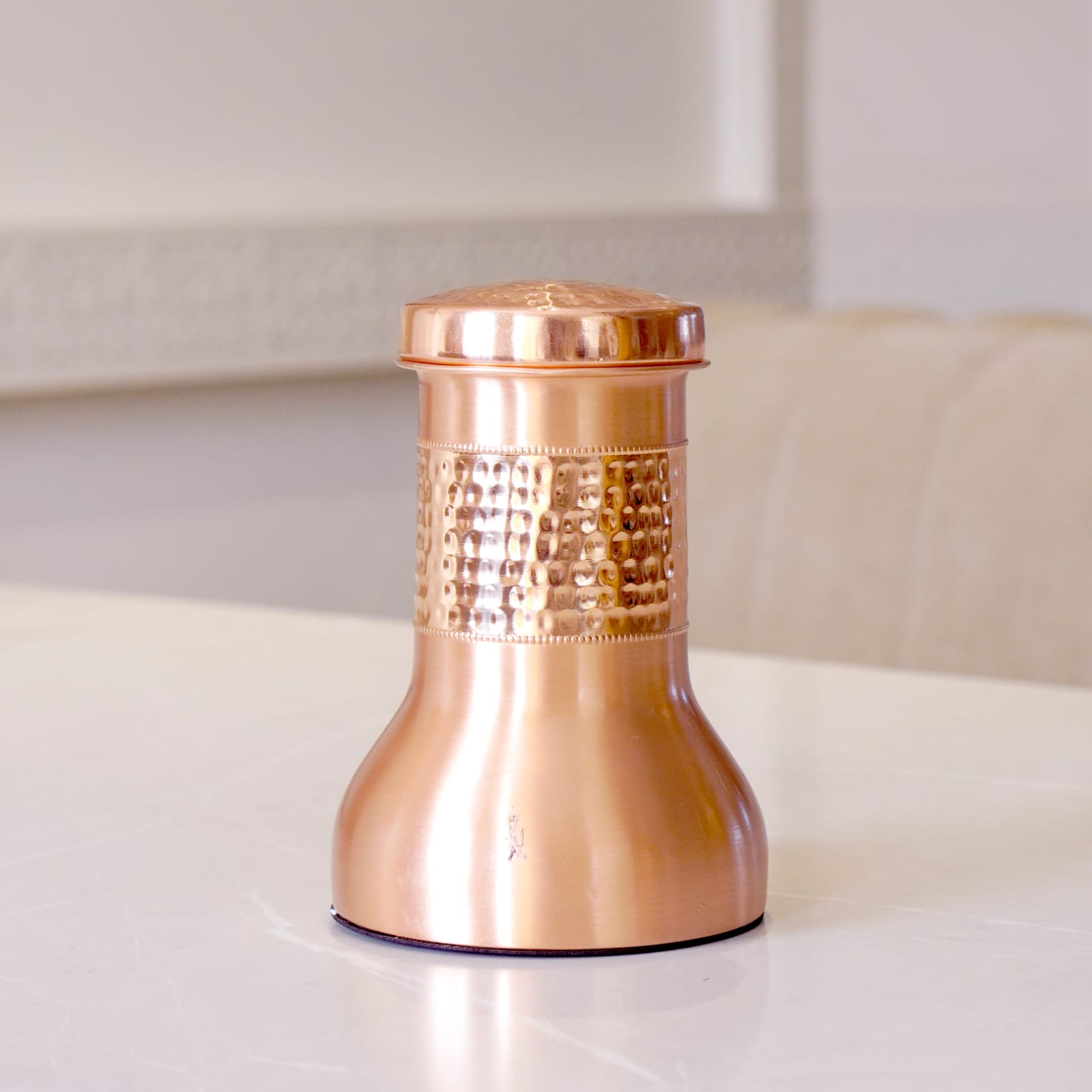 Copper Iris Water Jar