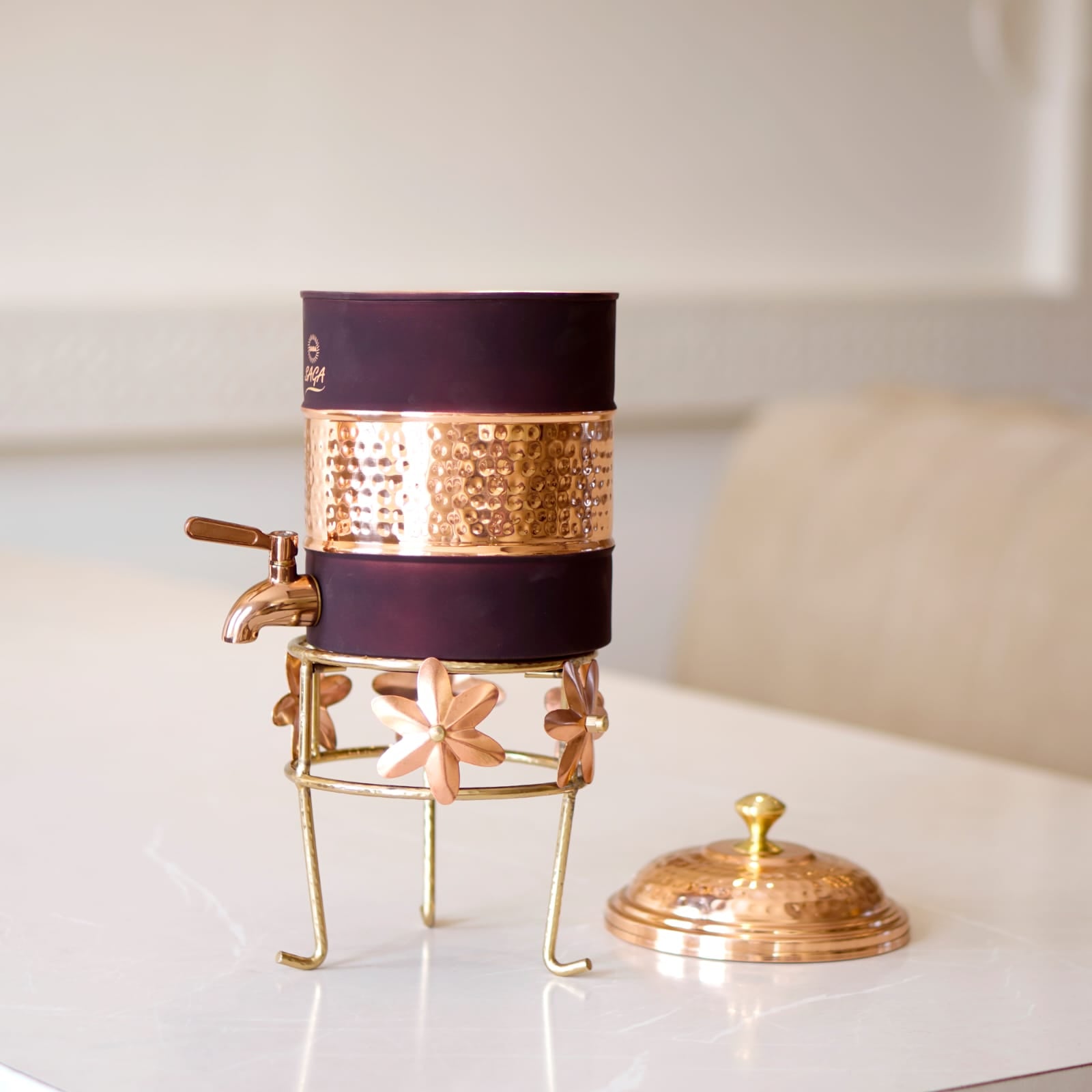 Copper Cherry Red Dispenser