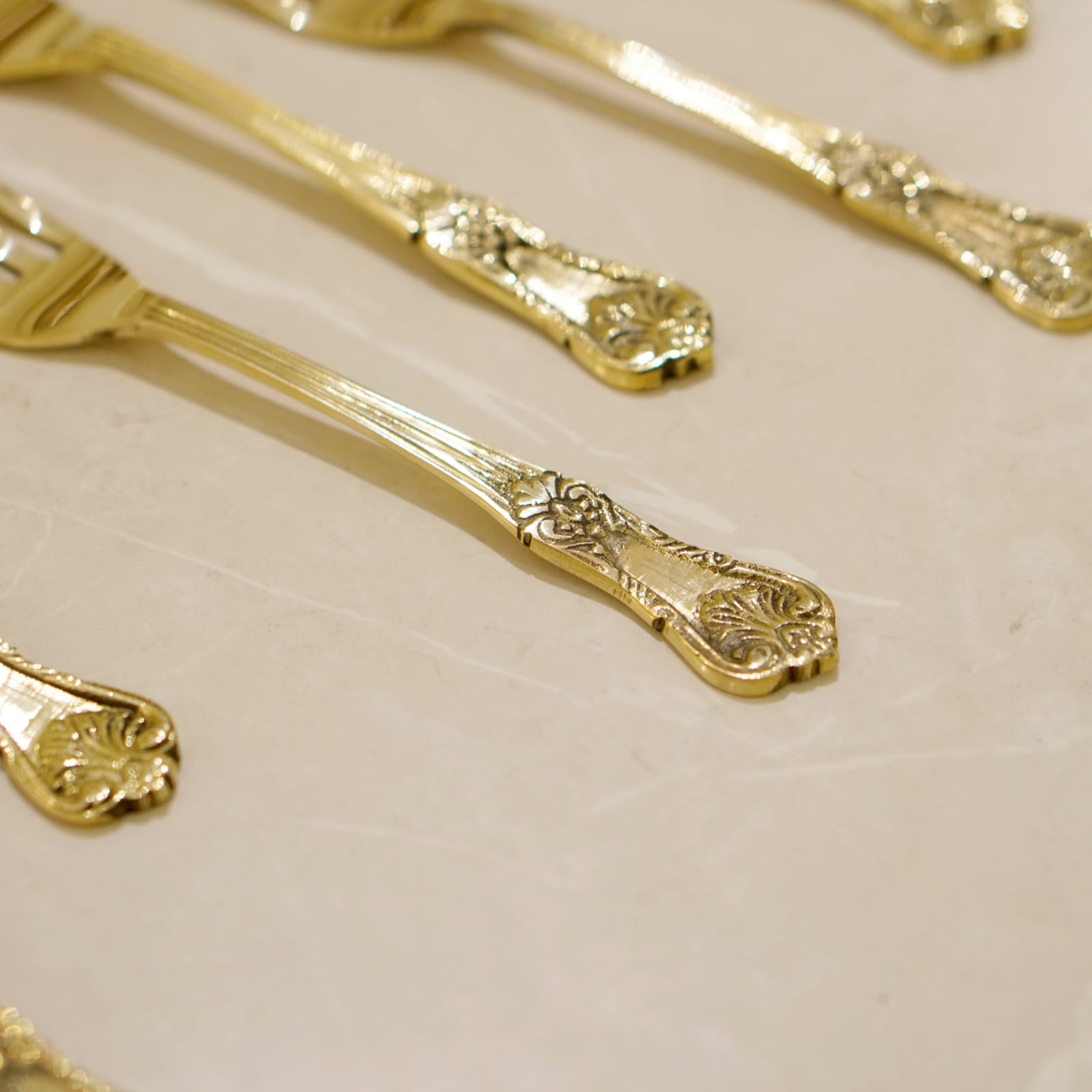 Brass Fork Set of 6