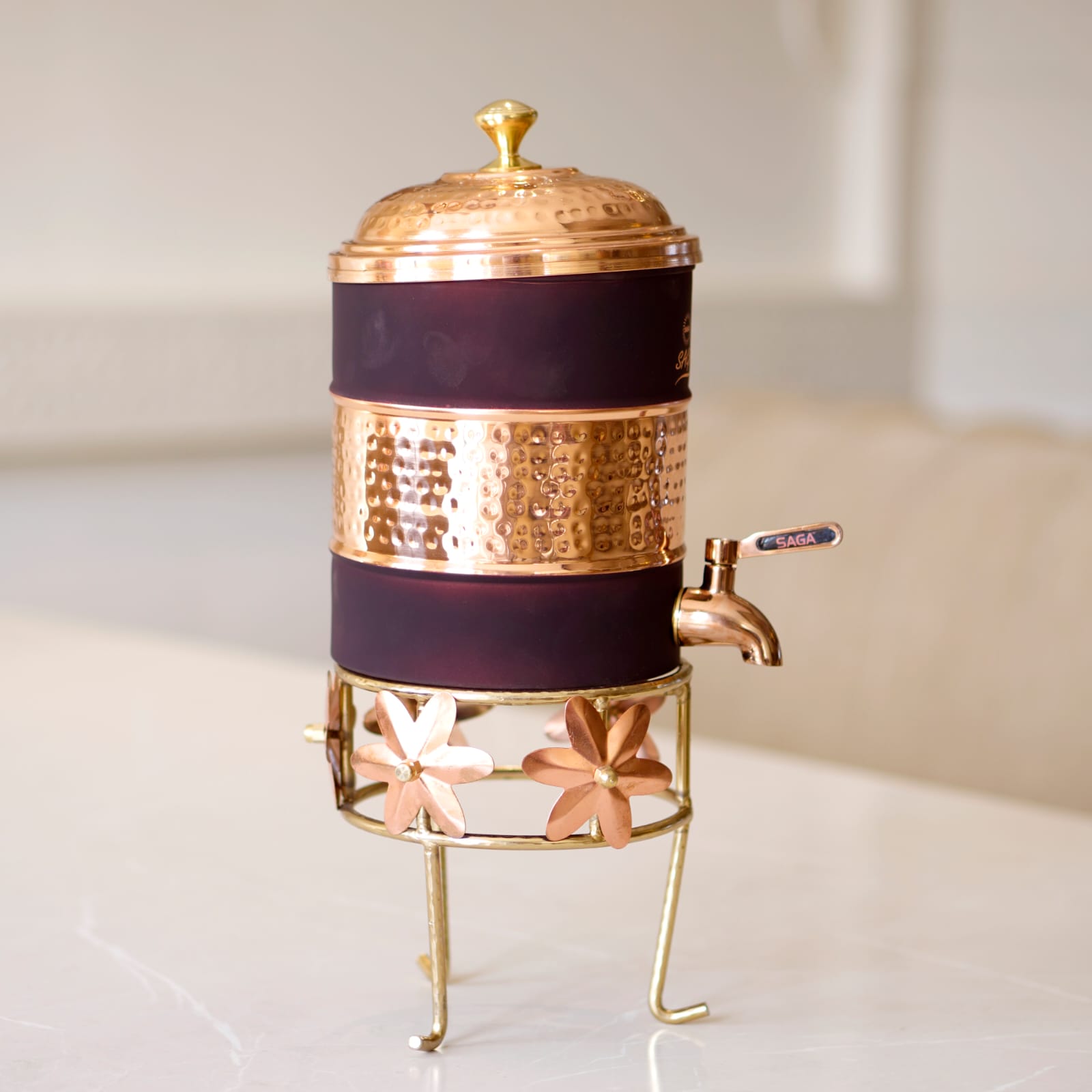 Copper Cherry Red Dispenser