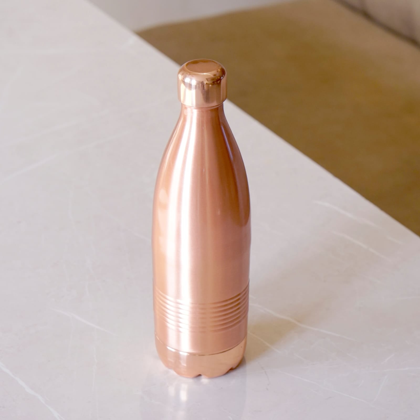 Round Copper Bottle