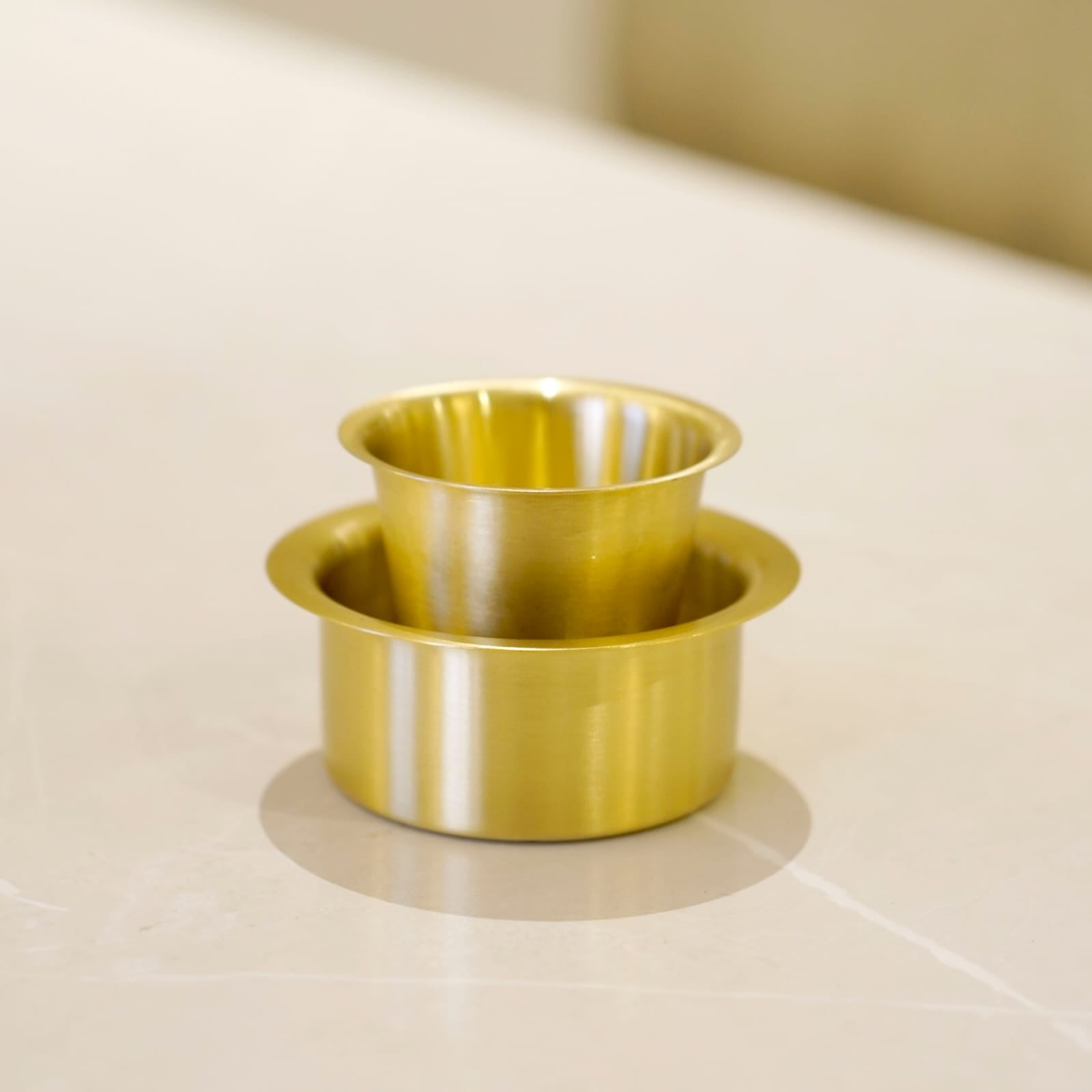 Brass Coffee Dabra Matte Finish