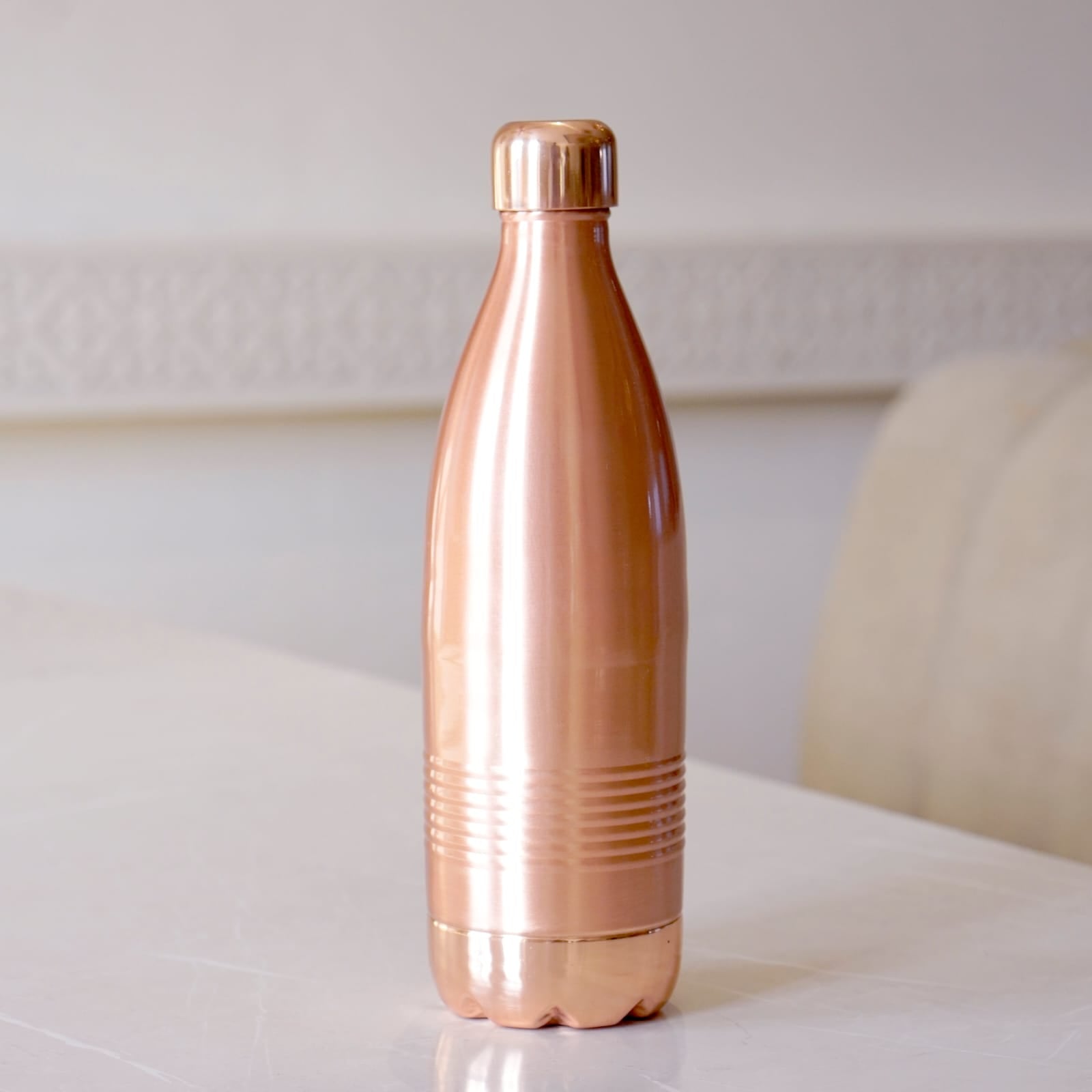Round Copper Bottle