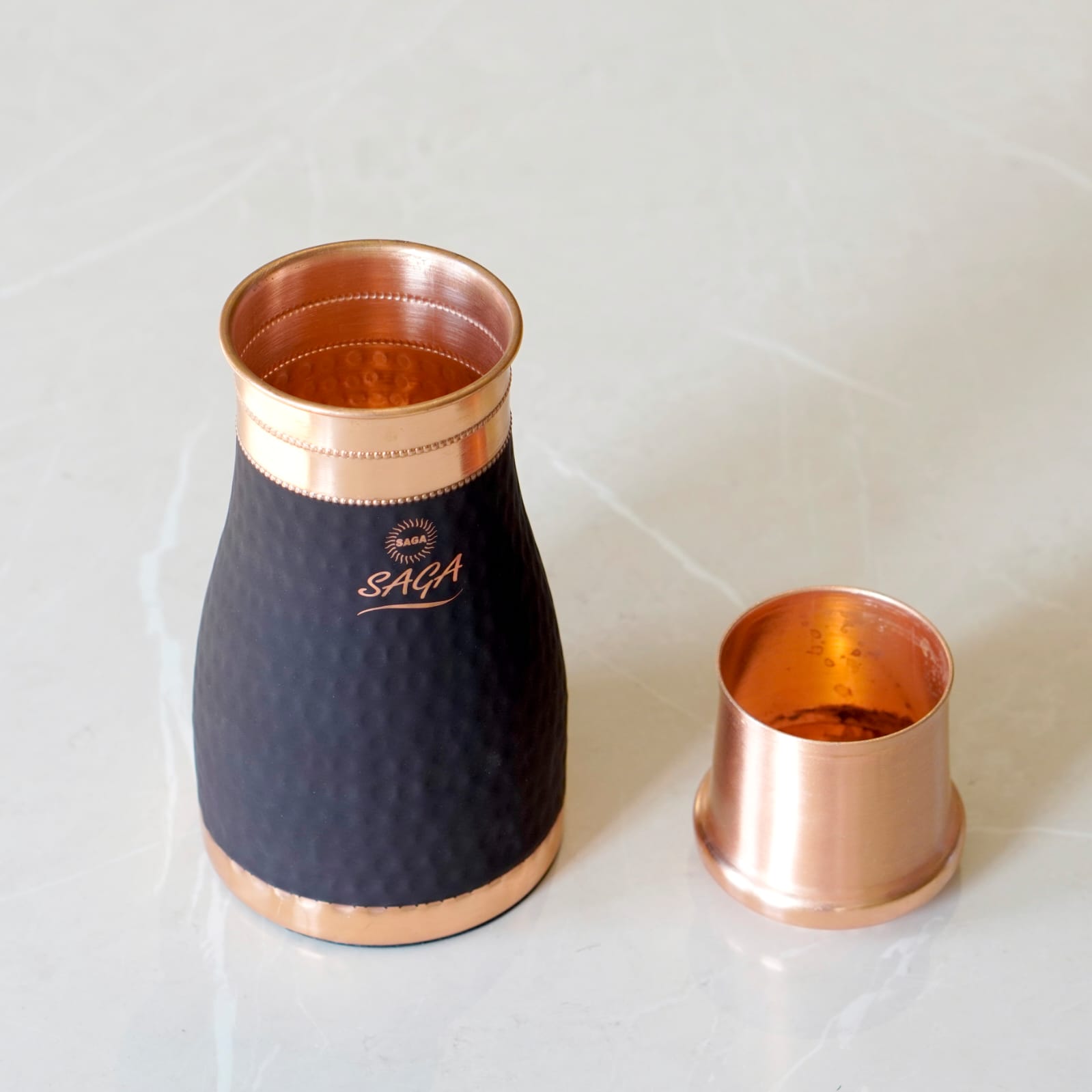 Copper Lily Water Jar