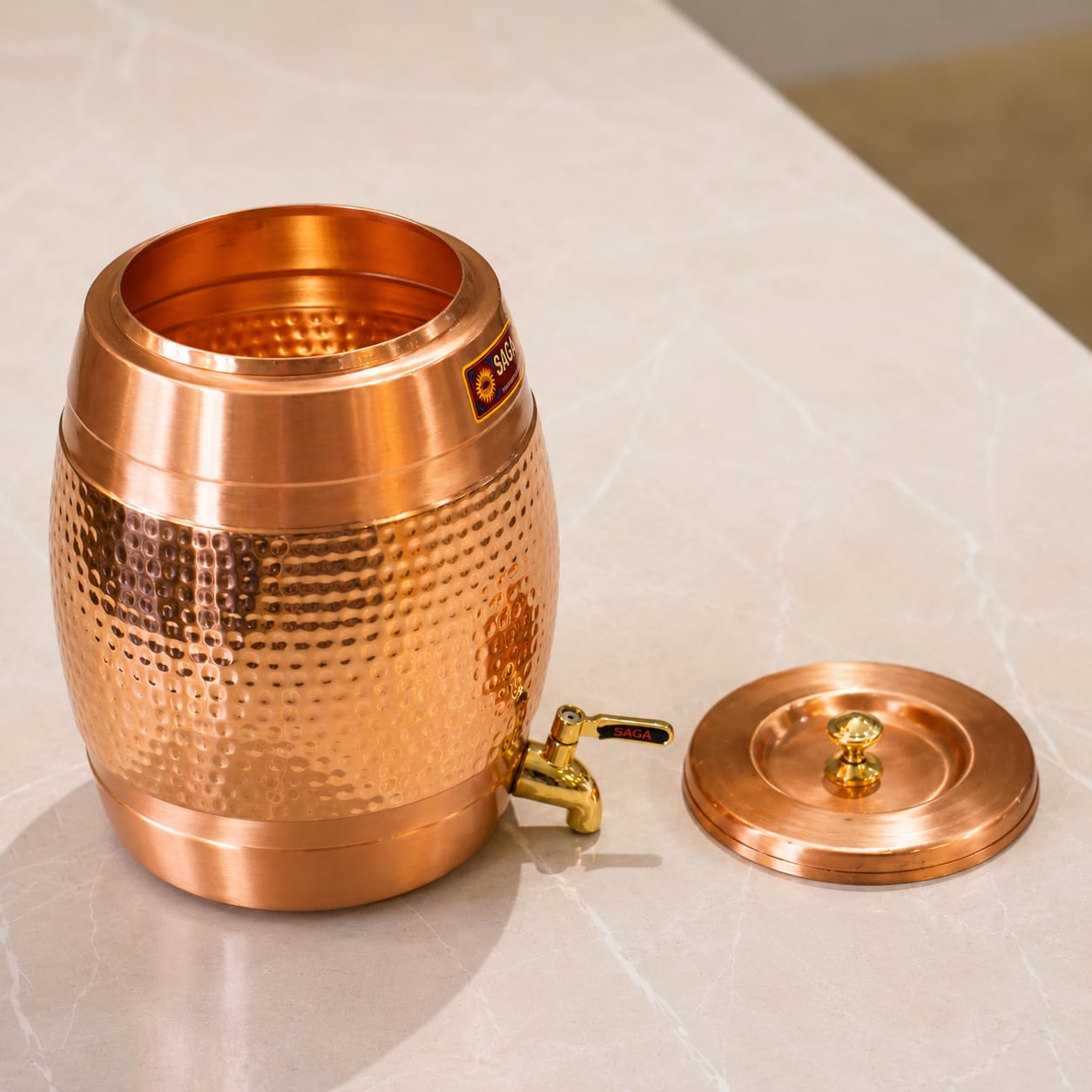 Copper Hammered Water Dispenser