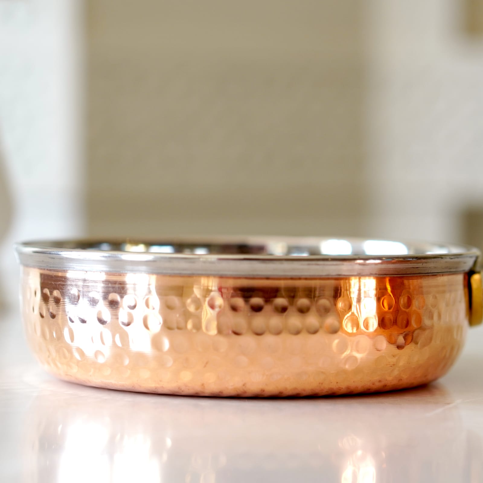 Brass Globe's Copper Steel Saucepan with Tincoated