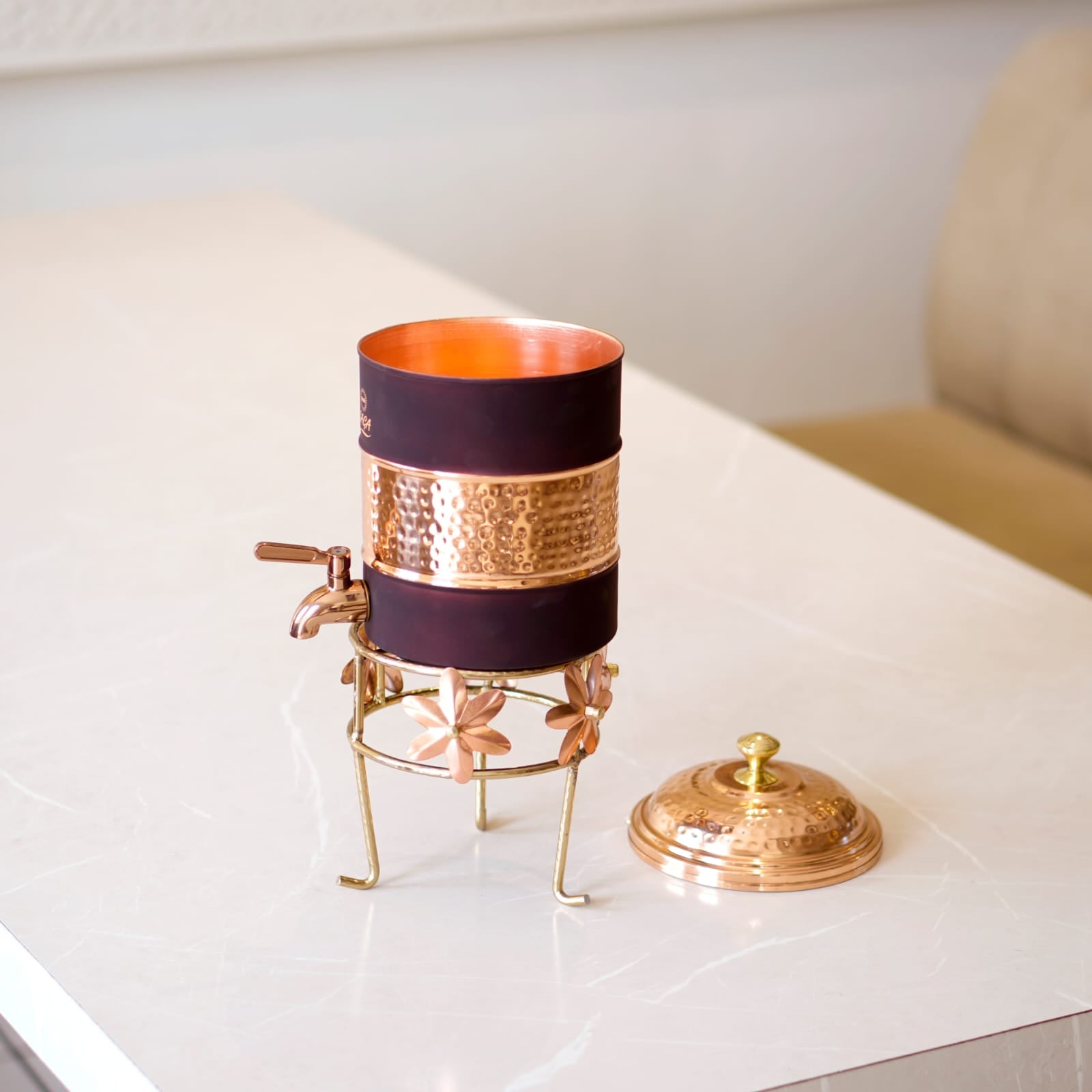 Copper Cherry Red Dispenser