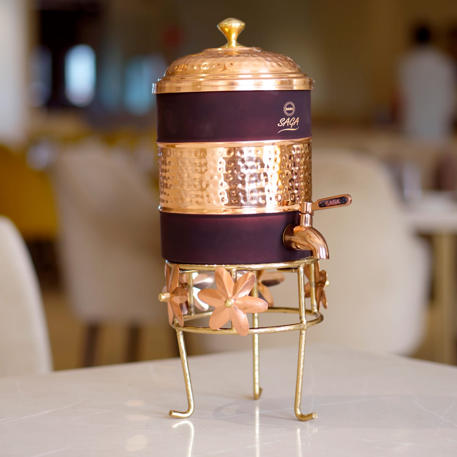 Copper Cherry Red Dispenser