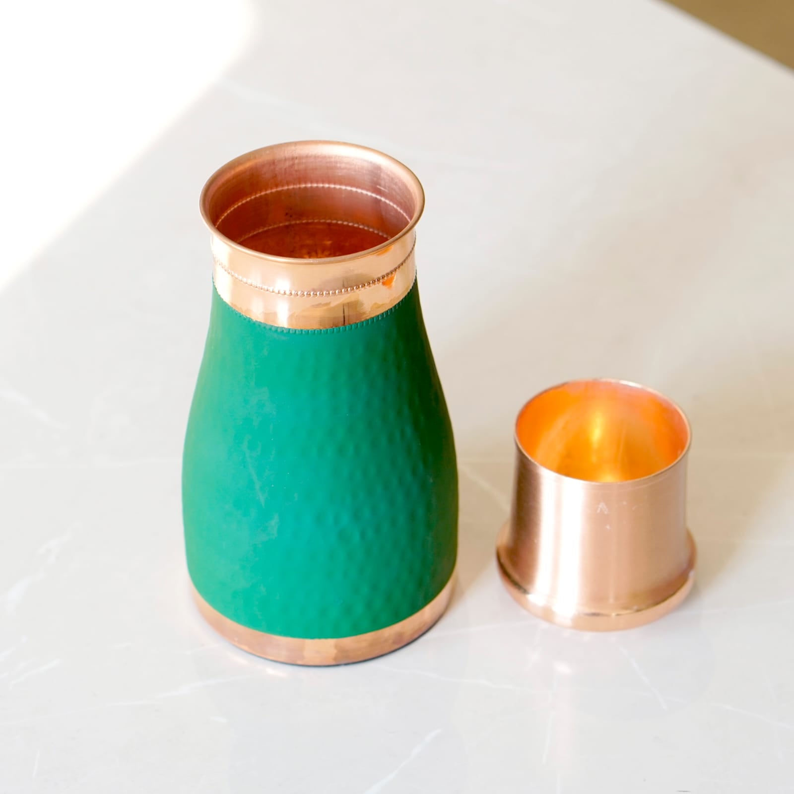 Copper Lily Water Jar