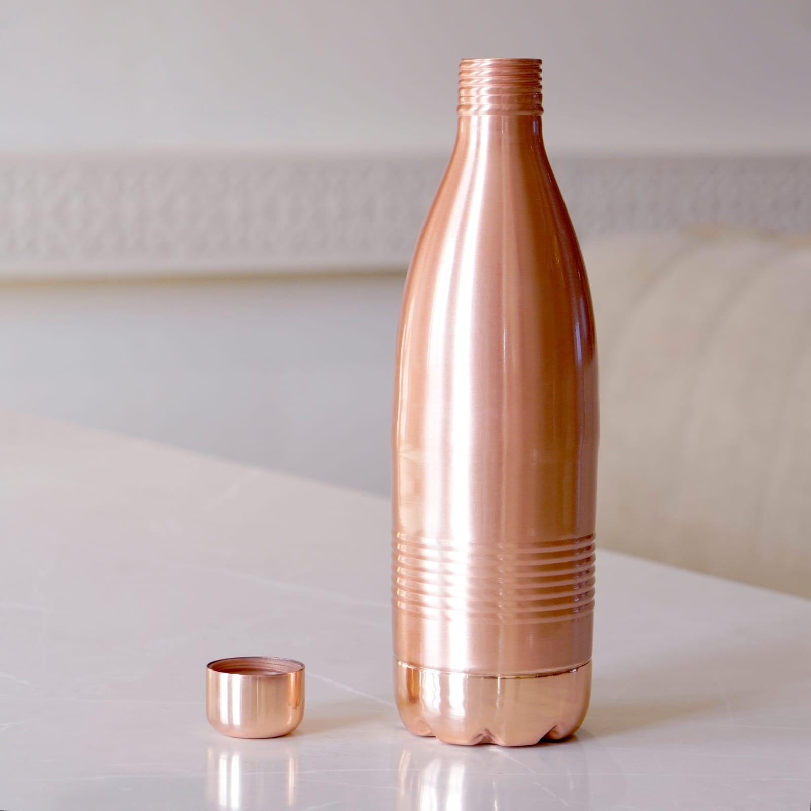 Round Copper Bottle