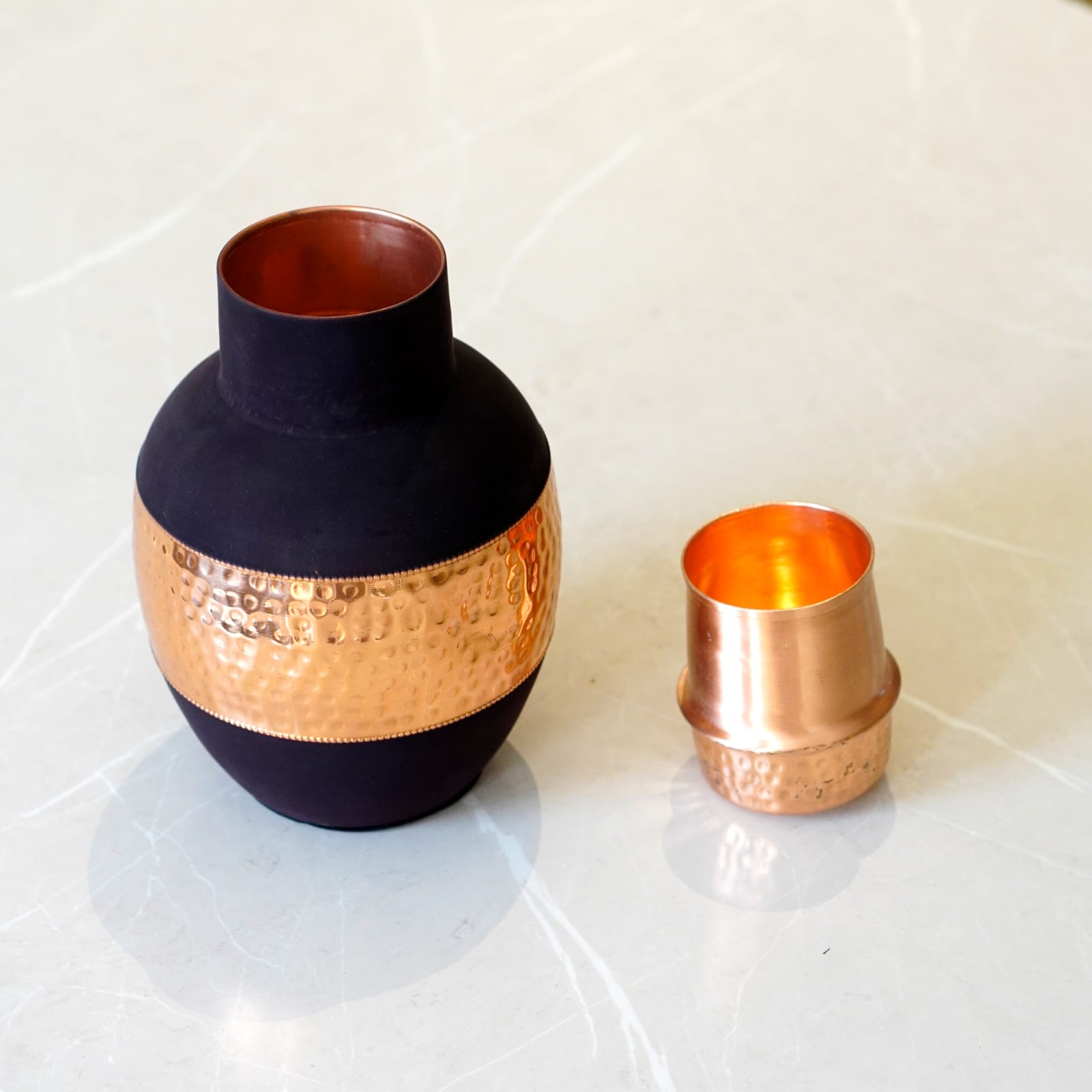 Copper Rajwadi Matka