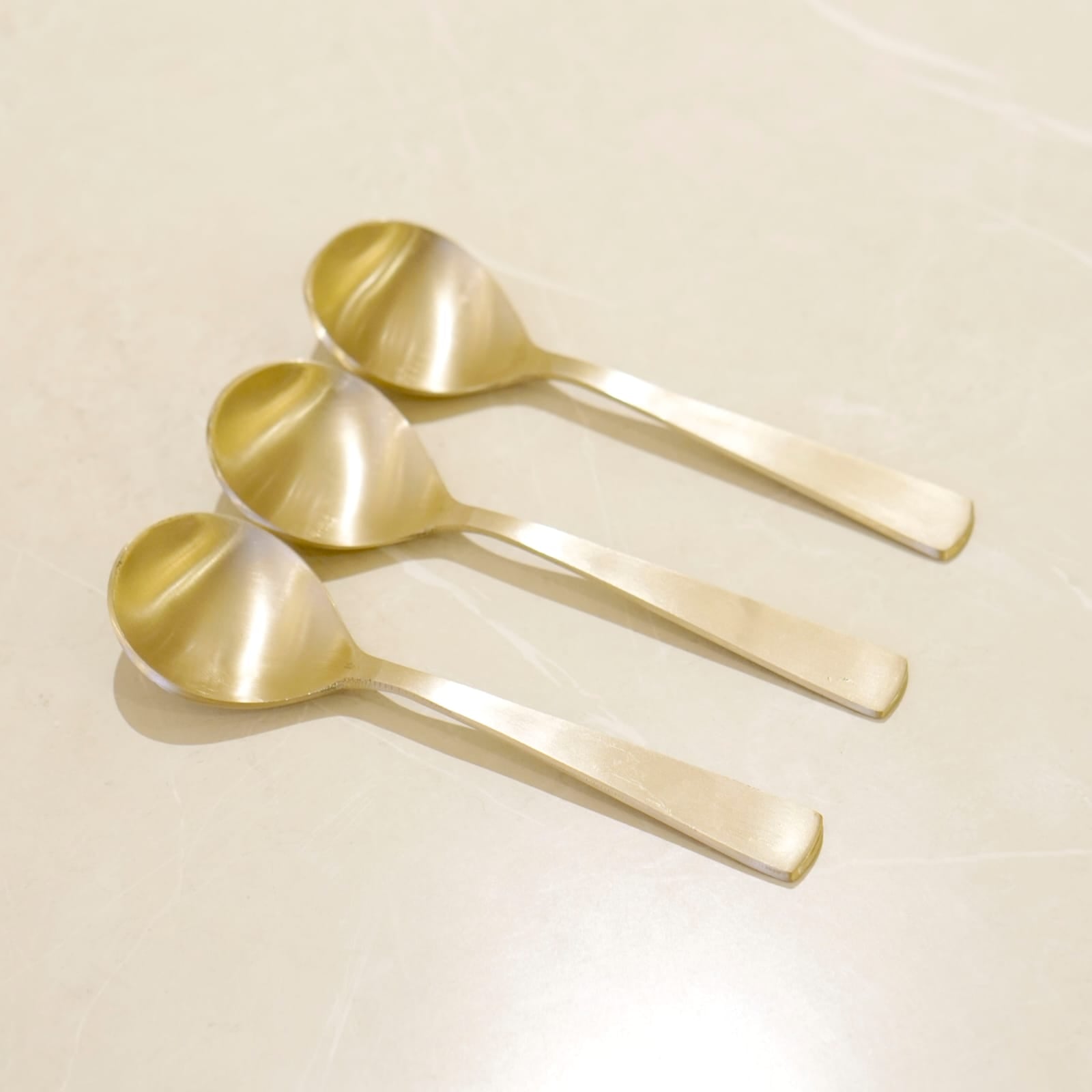 Bronze / Kansa Serving Spoon Set of 3