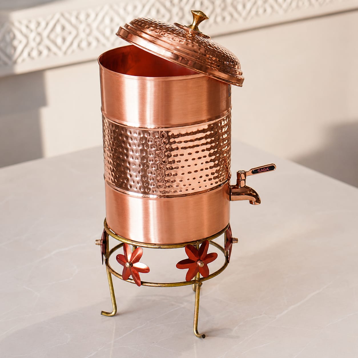 Copper Royal Water Dispenser with Stand