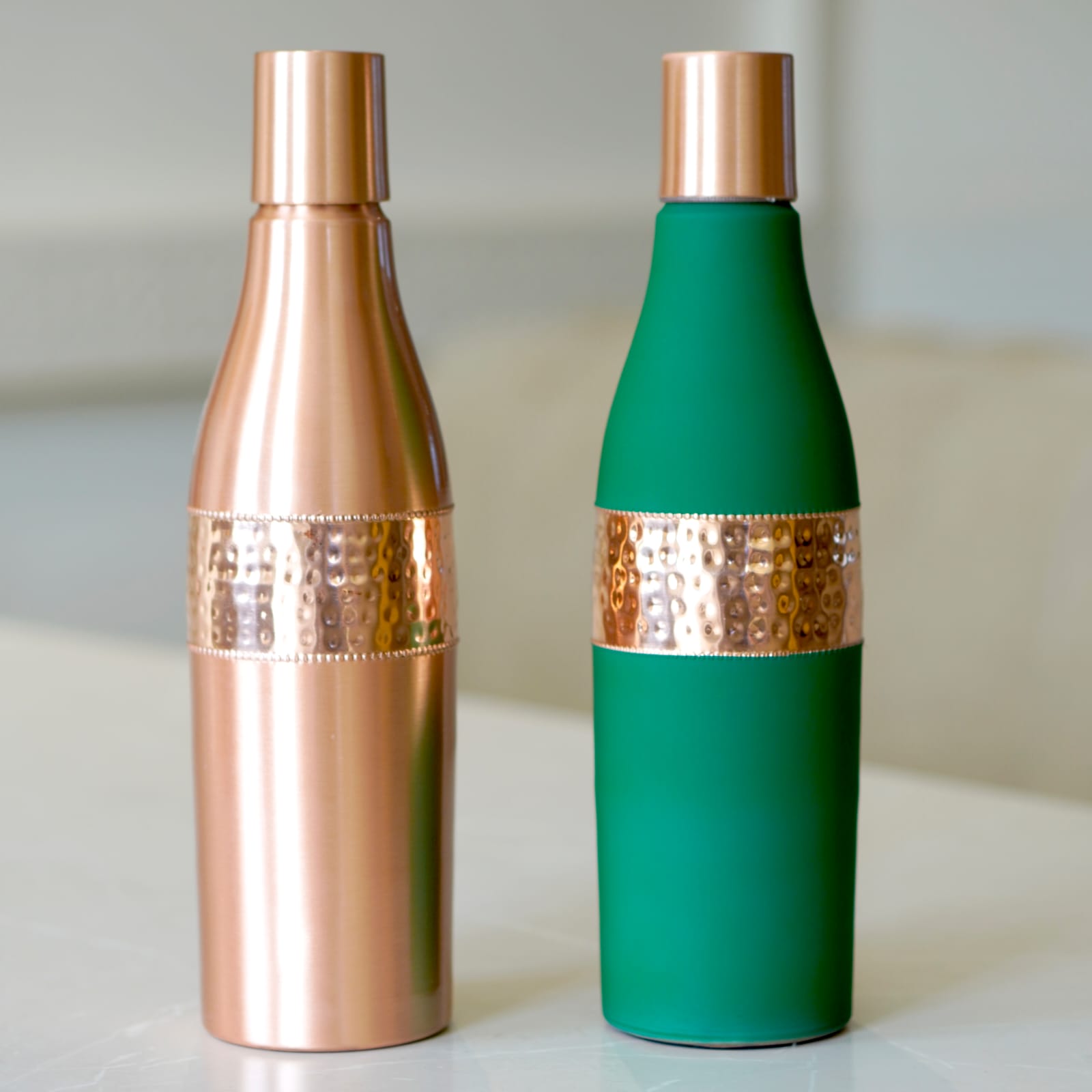 Sleek Copper Bottle