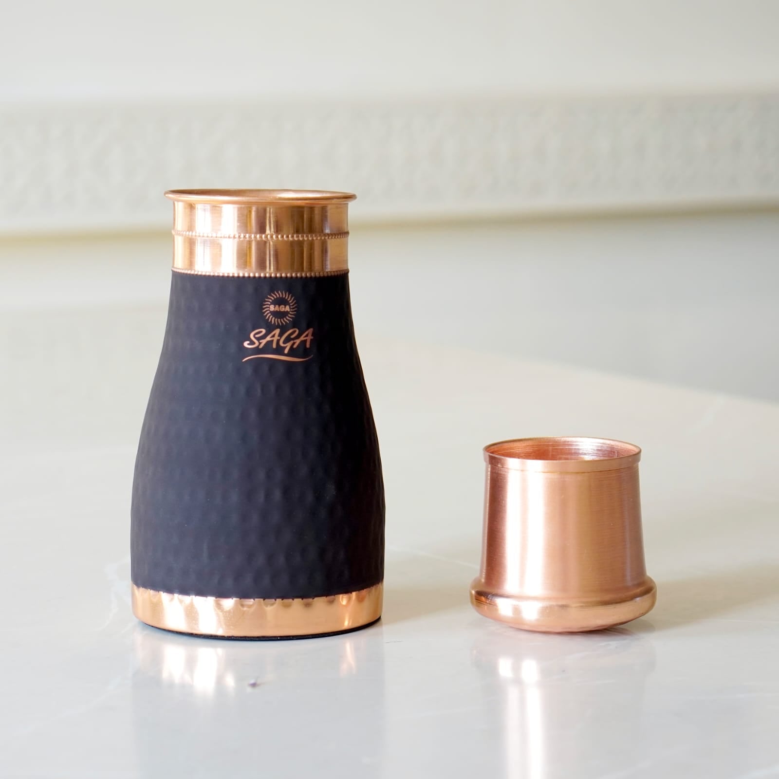 Copper Lily Water Jar
