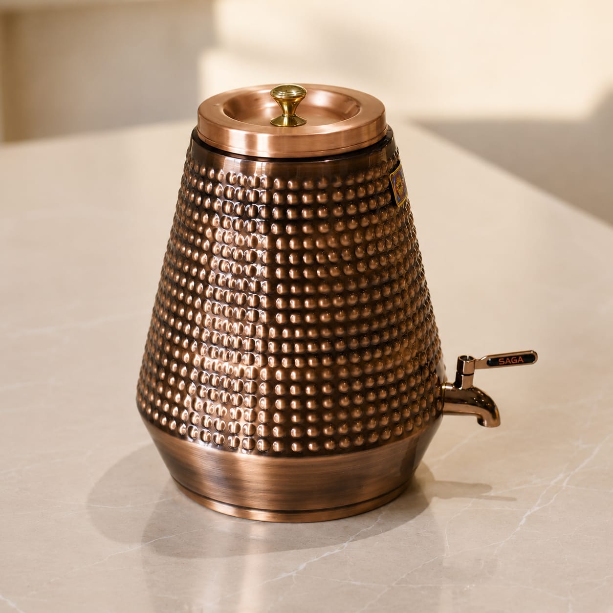 Copper Diamond Water Dispenser