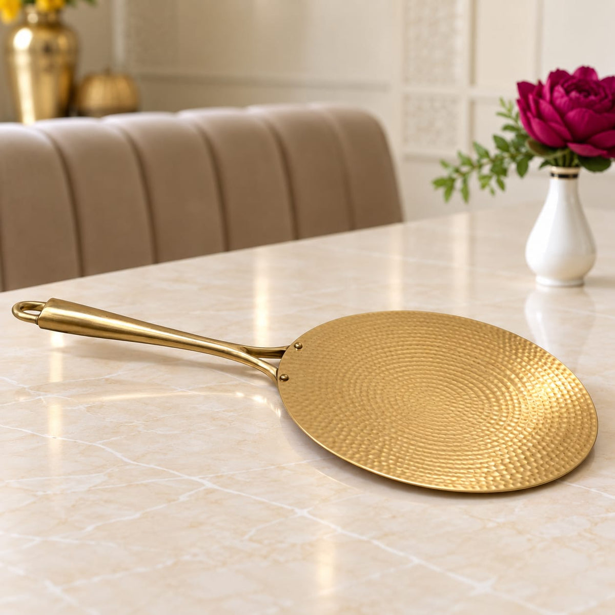 Brass Hammered Tawa