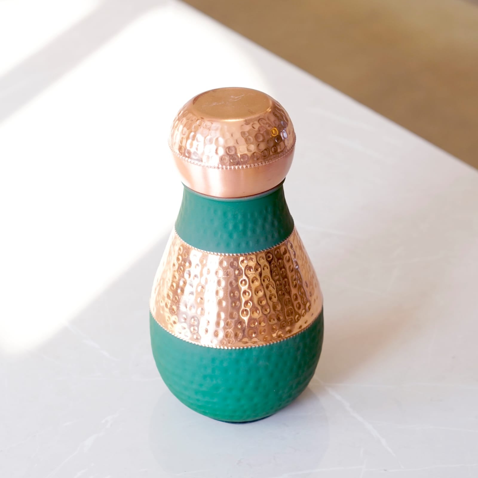 Copper Lotus Jar / Bottle