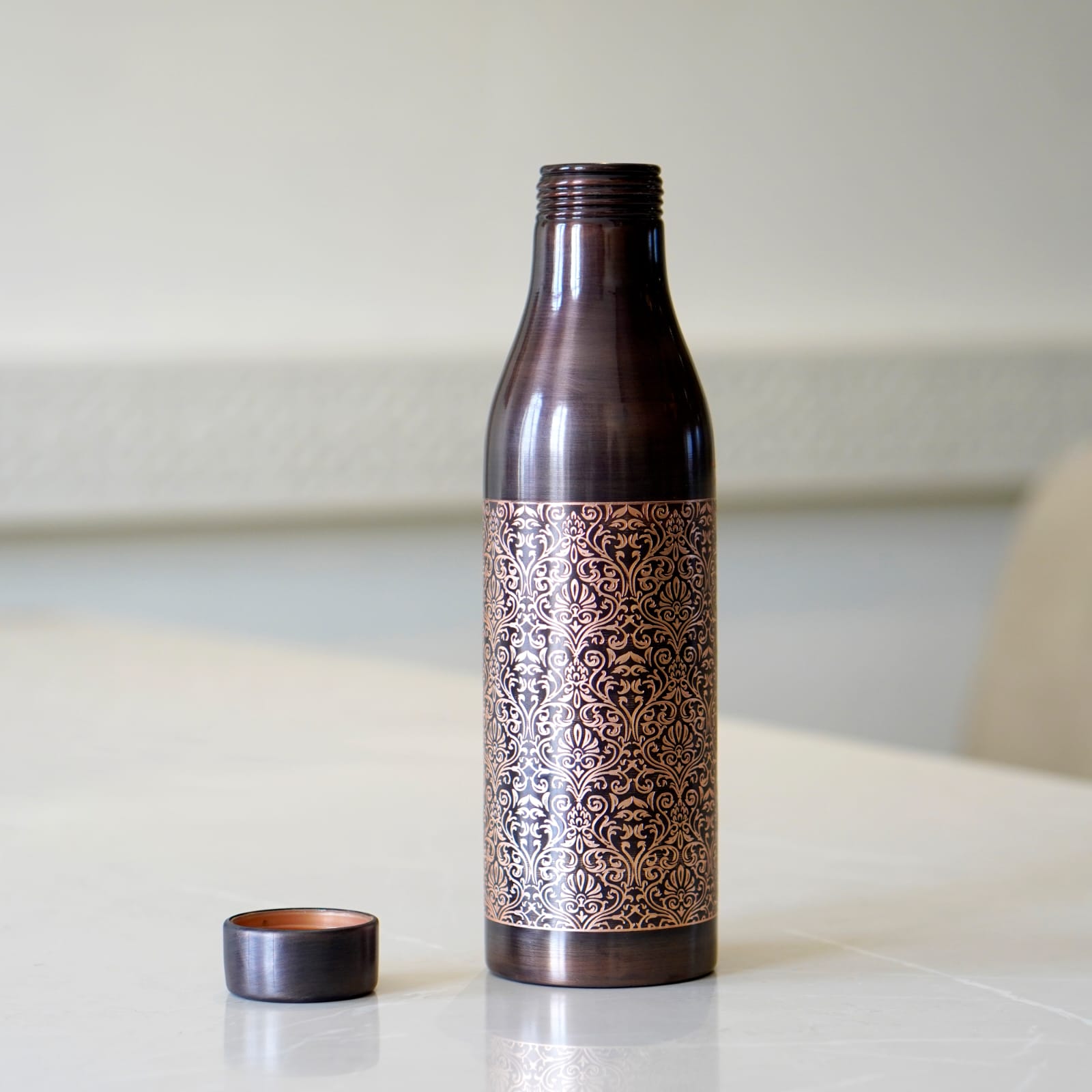 Elegant Copper Bottle