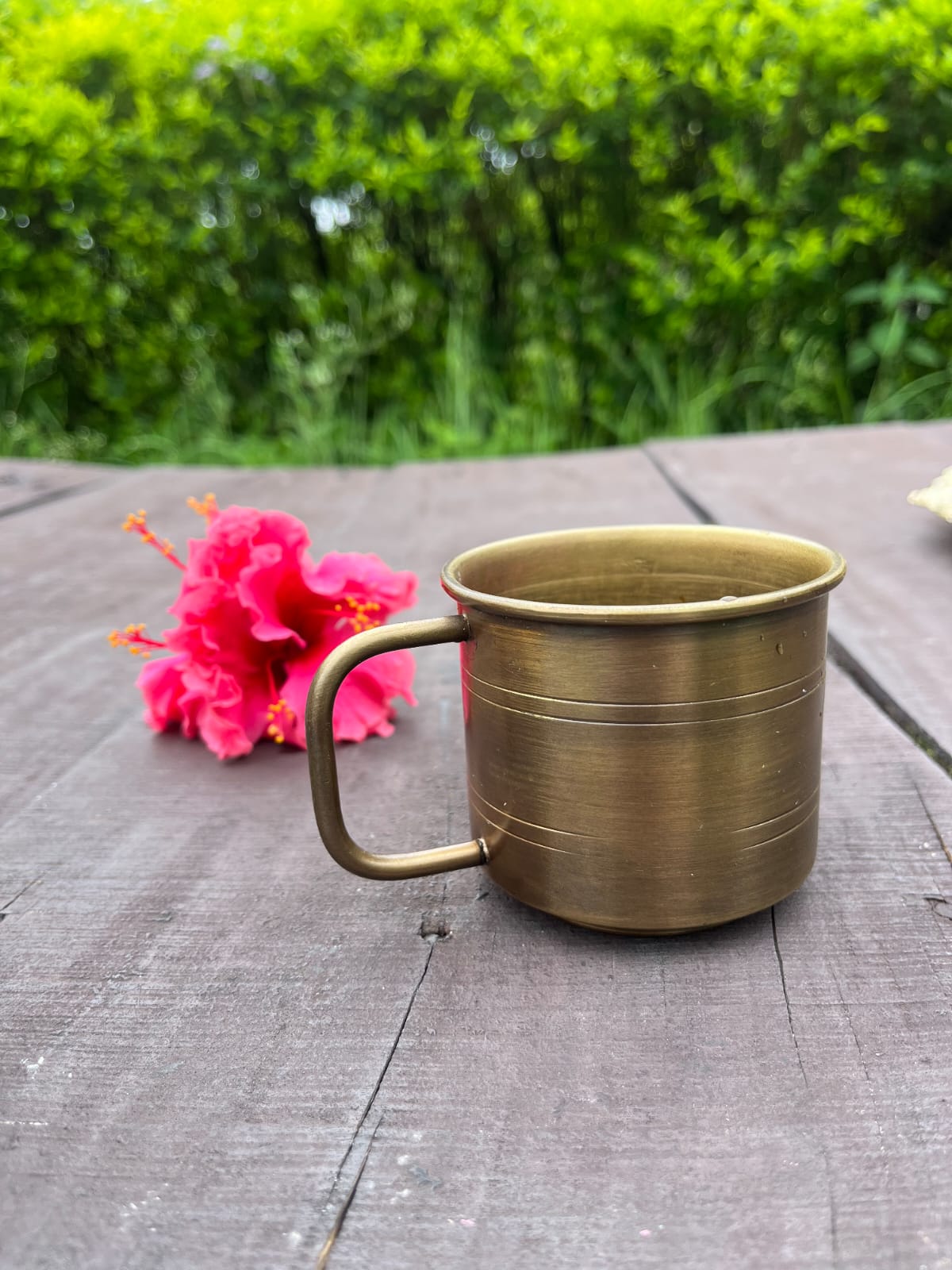 Brass antique Coffee mug - Brass Globe -