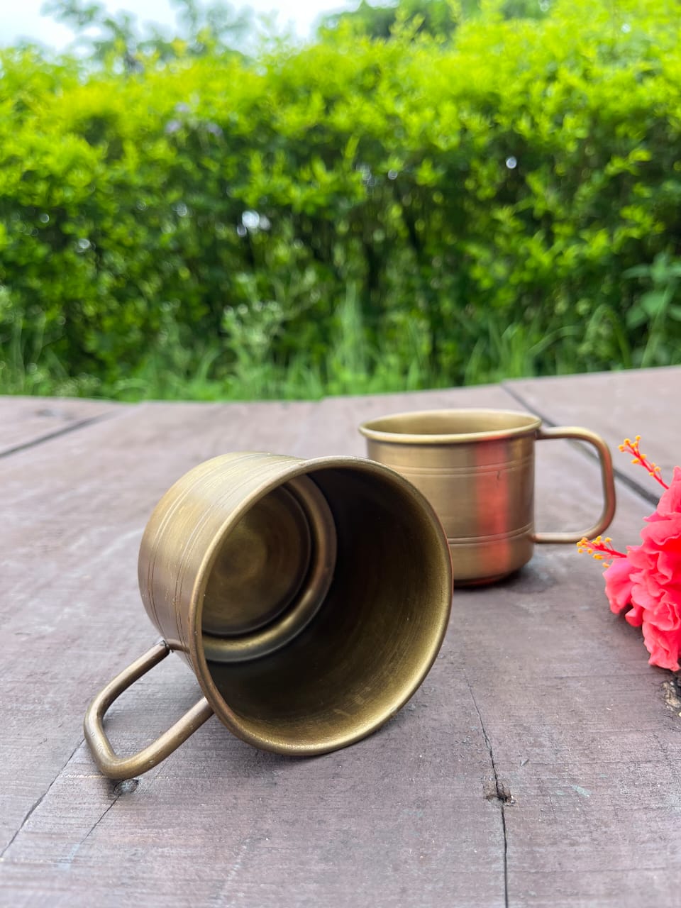 Brass antique Coffee mug - Brass Globe -