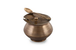 Load image into Gallery viewer, Brass antique ghee pot with tincoated - Brass Globe -
