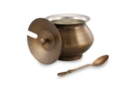 Load image into Gallery viewer, Brass antique ghee pot with tincoated - Brass Globe -
