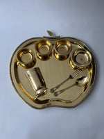 Load image into Gallery viewer, Brass apple dinner set - Brass Globe -
