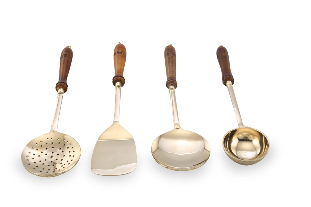 Brass Cooking cutlery - Brass Globe -