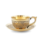 Load image into Gallery viewer, Brass Cup Saucer - Brass Globe -
