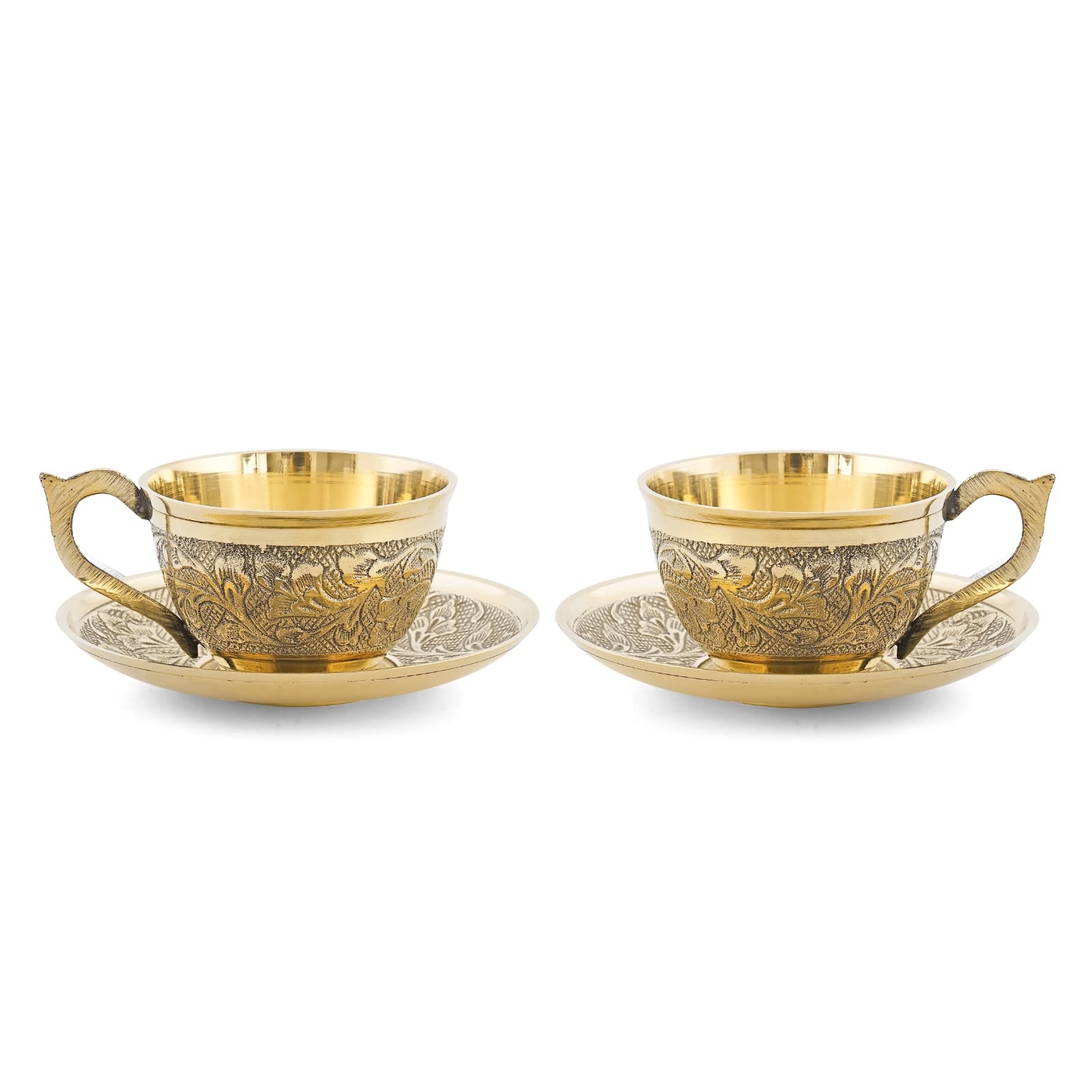 Brass Cup and Saucer Online India Top Quality Tableware Brass Globe