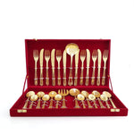 Load image into Gallery viewer, brass cutlery set - Brass Globe -
