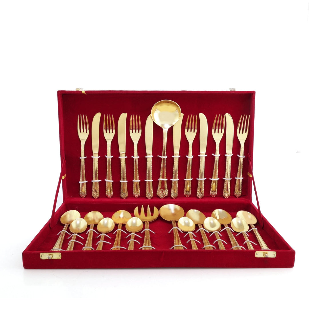 brass cutlery set - Brass Globe -