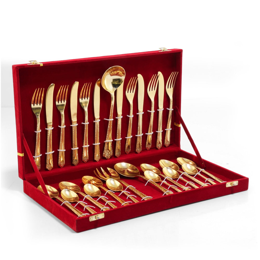 brass cutlery set - Brass Globe -